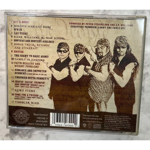 Larry the Cable Guy Lot of 3 CD Comedy Right to Bare Arms Morning Constitutions - Picture 7 of 11